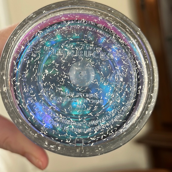 Starbucks Iridescent Glitter Dome Top Tumbler Cup 2020 Rainbow Girly Collect - Picture 5 of 8